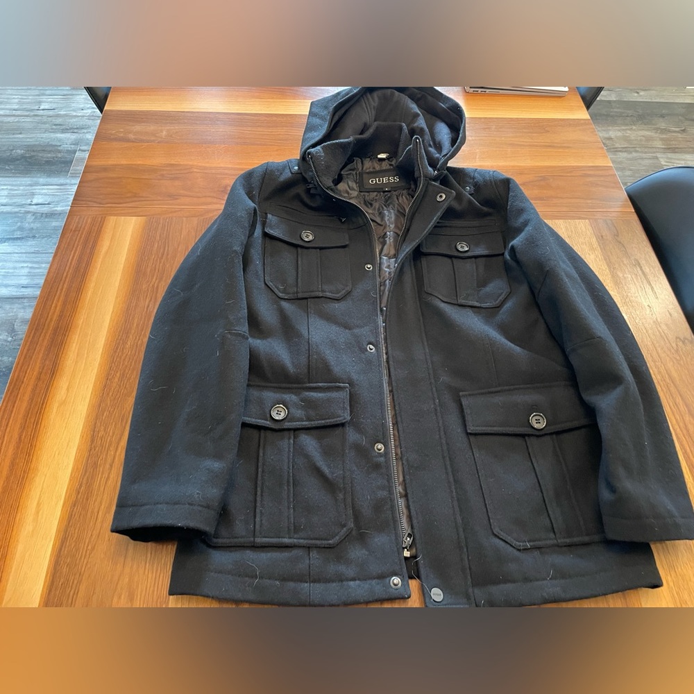 Men’s Guess Peacoat Jacket